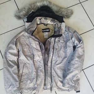 Grey Plaid + Camo Snow JKT